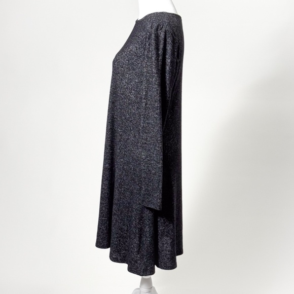 EUC Old Navy Dark Charcoal Knit Long Sleeve Dress – Size Small – Retail $50 🖤✨ - Picture 3 of 13